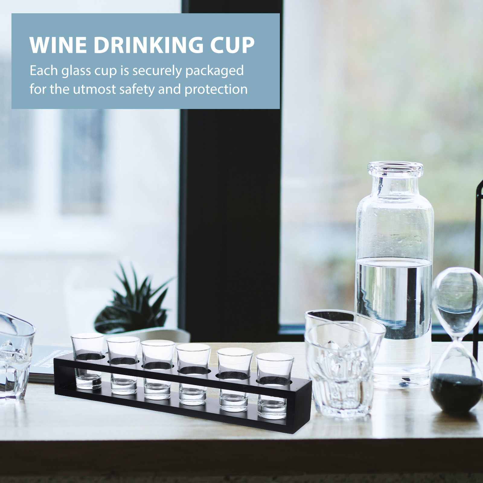 1Set Elegant Glass Wine Cup Se - đánh giá và giá Home Bar Set