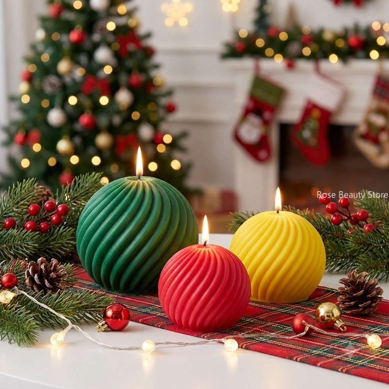 3D Christma Ball Candle Silico - đánh giá và giá Ice Mold Sphere