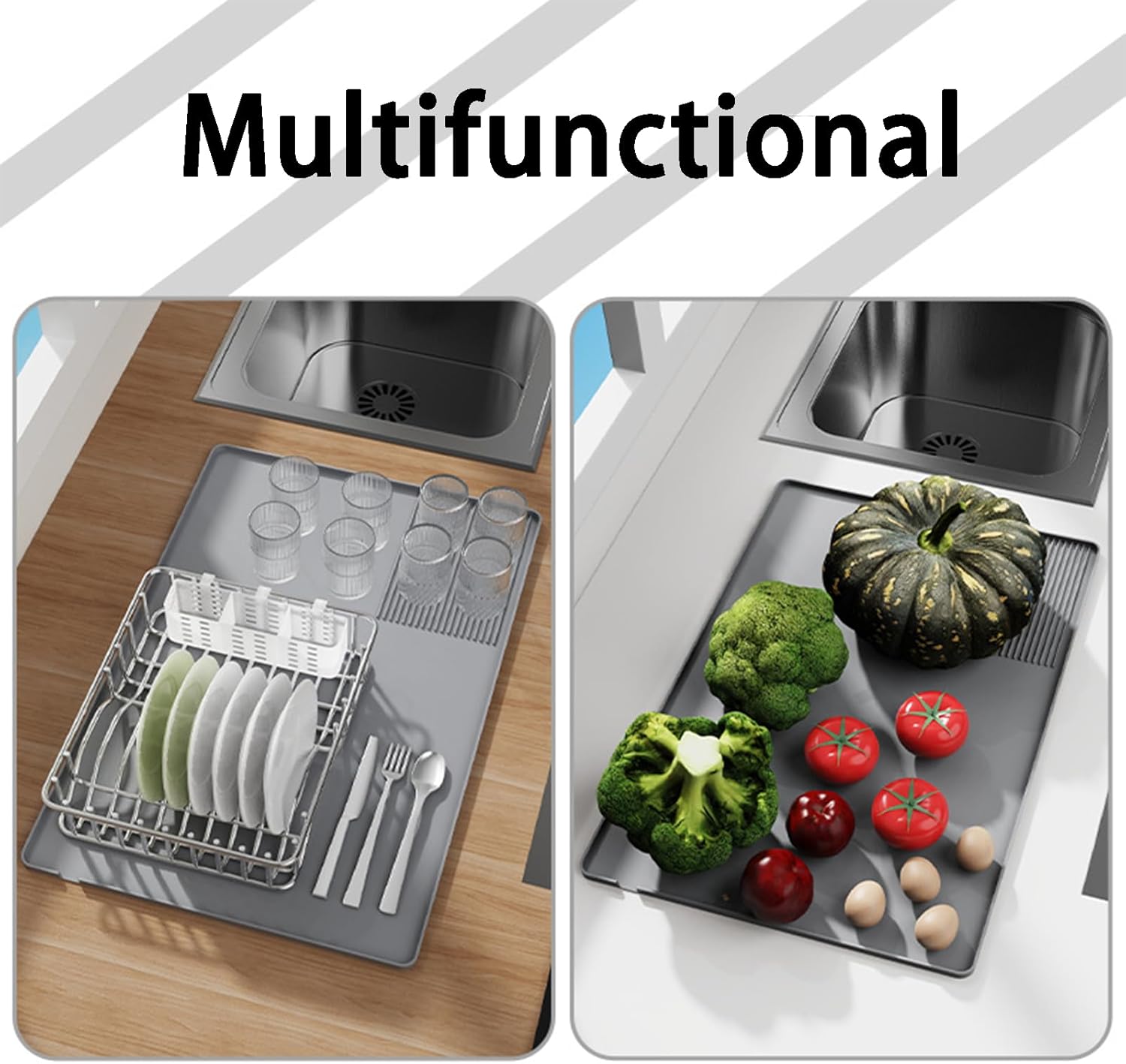 3-In-1 Silicone Coffee Mat Mul - đánh giá và giá Bar Mat Rubber
