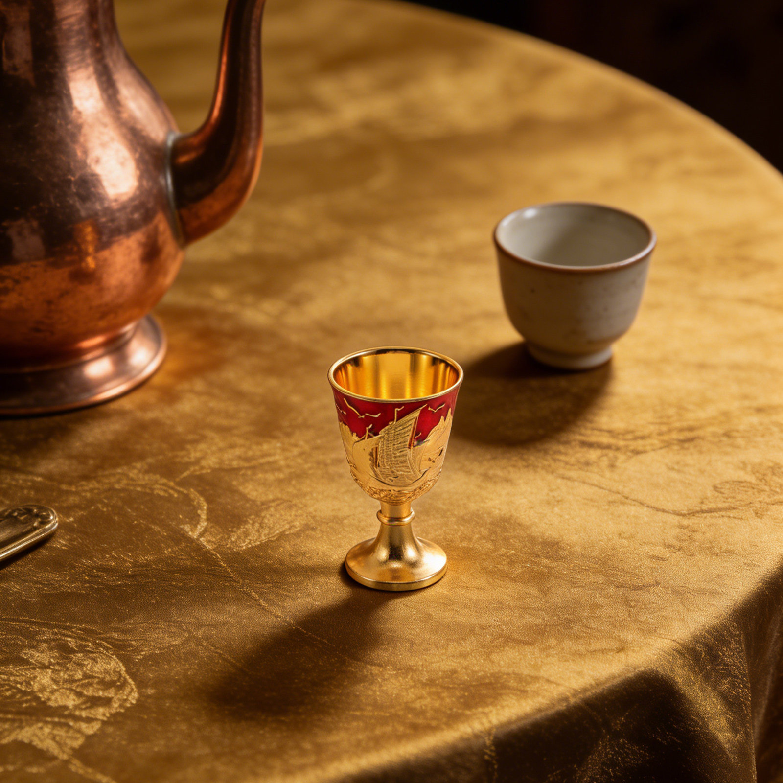 2Pcs Vintage Alloy Goblet Glas - đánh giá và giá Home Bar Set